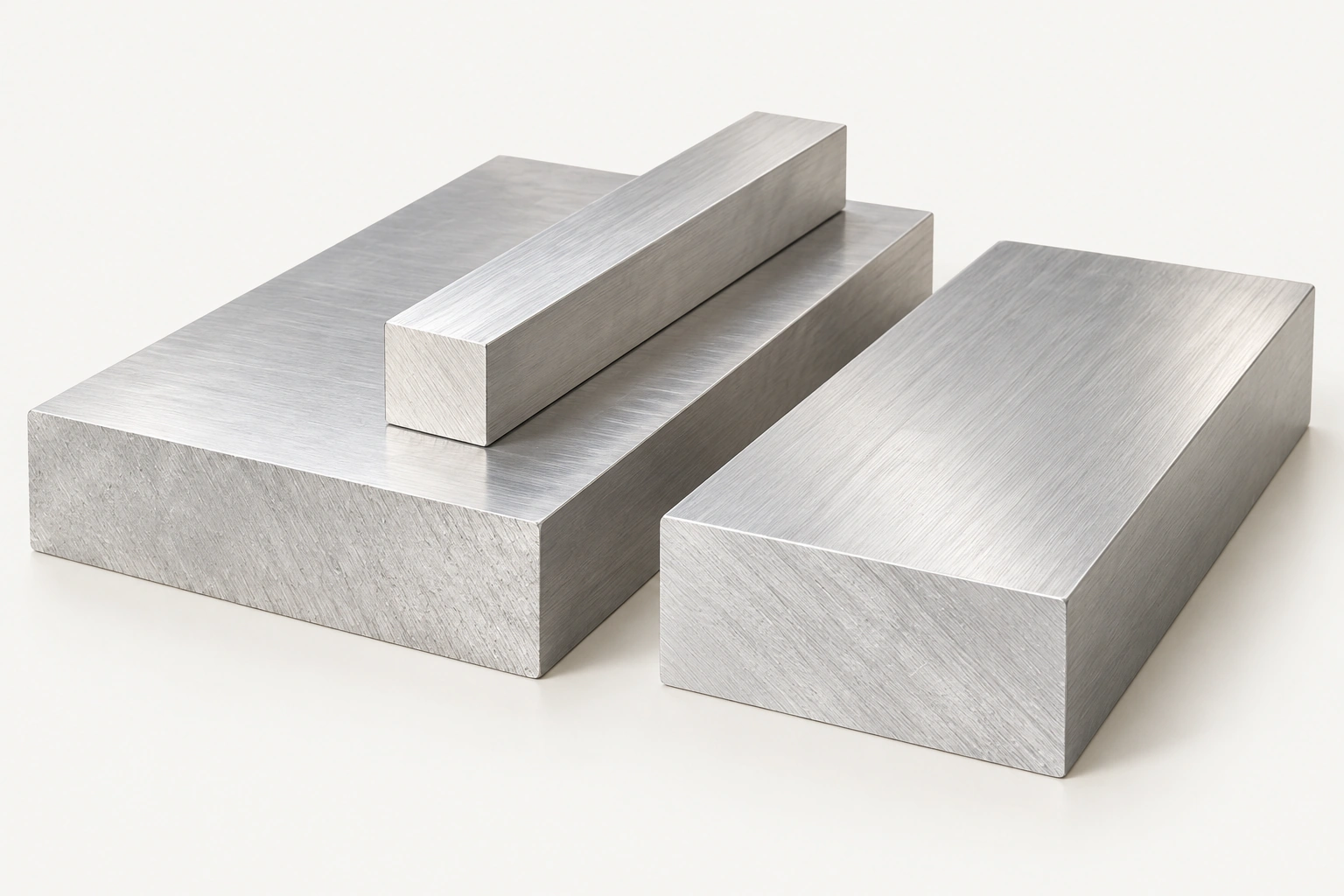AI stock-form illustration: Aluminum-stock concept; not grade identification