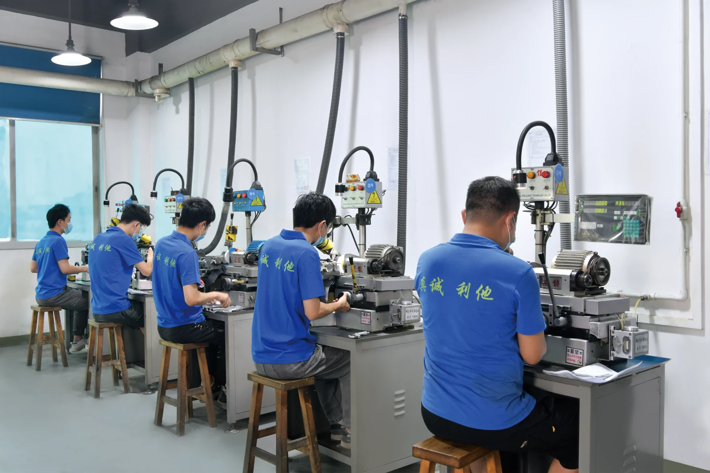 Punch forming & grinding equipment in the SENLAN workshop