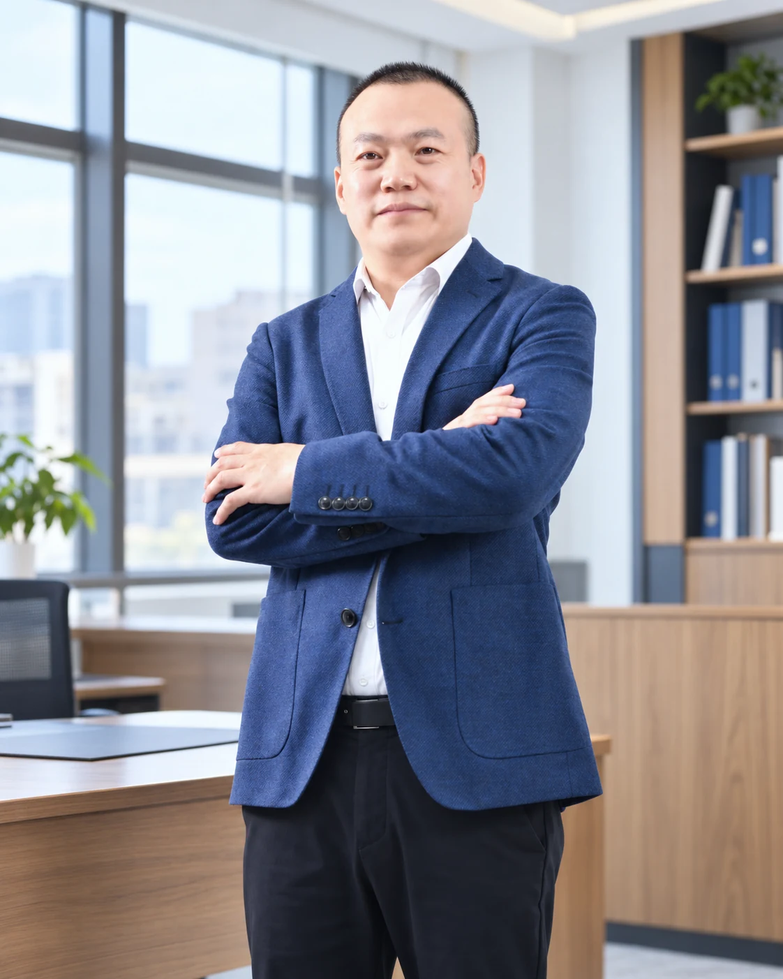 Individual portrait in an office setting