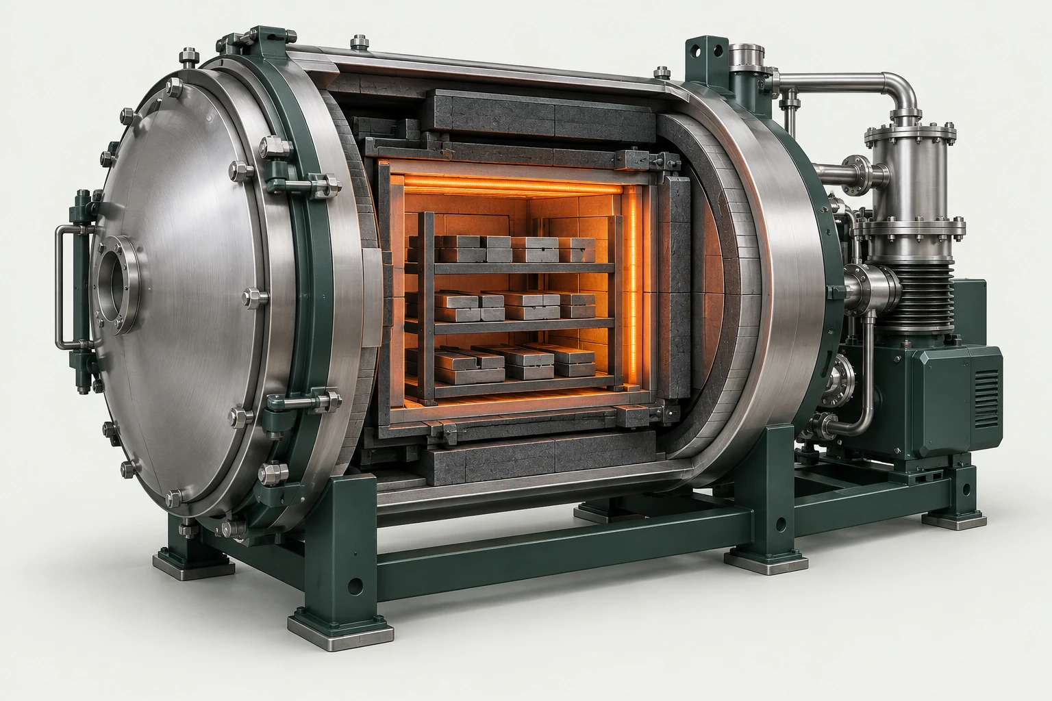 Illustration of a generic heat-treatment chamber